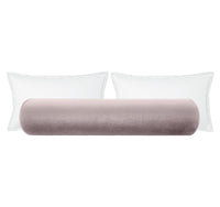 THE BOLSTER :: FAUX SILK VELVET // SMOKEY LAVENDER