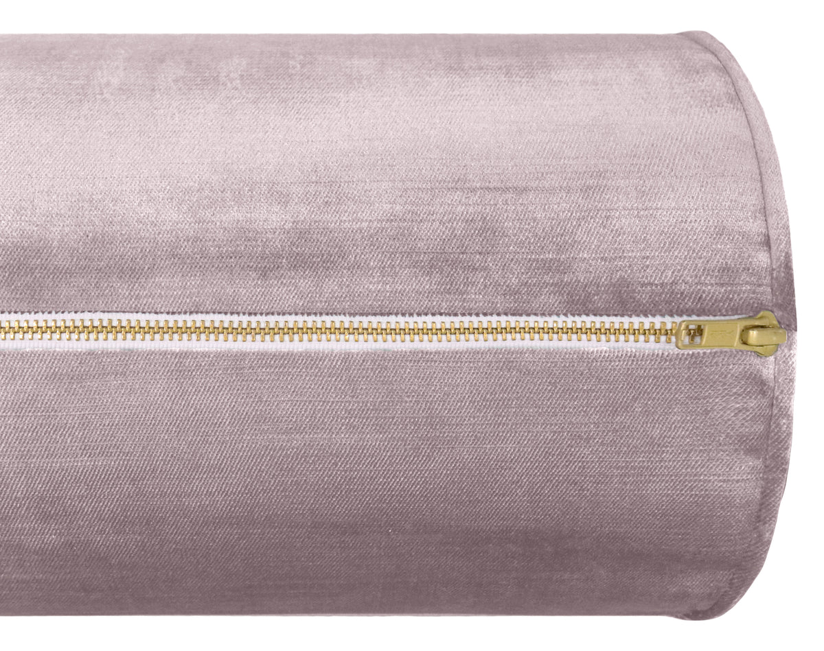 THE BOLSTER :: FAUX SILK VELVET // SMOKEY LAVENDER