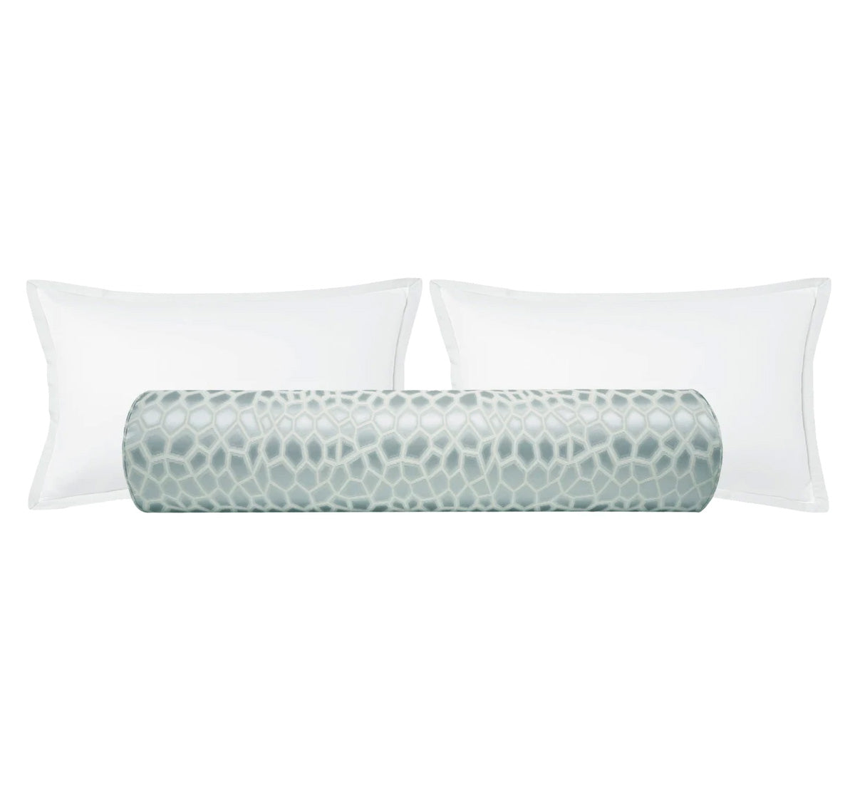 THE BOLSTER :: FAUX SILK SAFARI // MIST