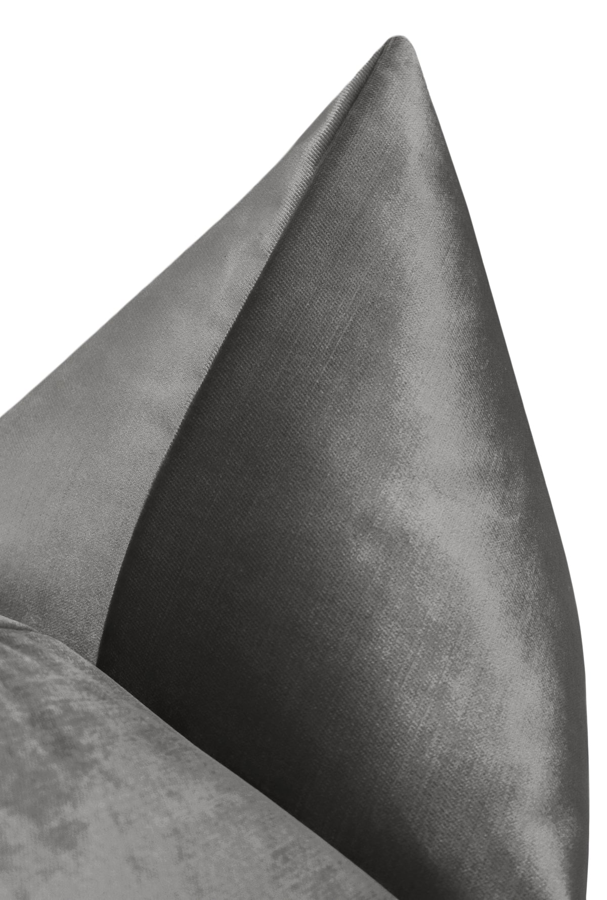 FAUX SILK VELVET // GRAPHITE