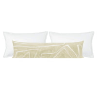 THE XL LUMBAR :: GRAFFITO // BEIGE + IVORY | KELLY WEARSTLER