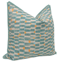 HASHBLOCKS // KHAKI BLUE | TEIL TEXTILES