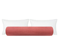 THE BOLSTER :: HEPBURN TWEED // ROSE & ORANGE