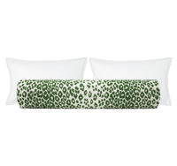 THE BOLSTER :: ICONIC LEOPARD // GREEN