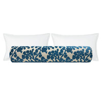 THE BOLSTER :: BLOSSOM CUT VELVET // SAPPHIRE