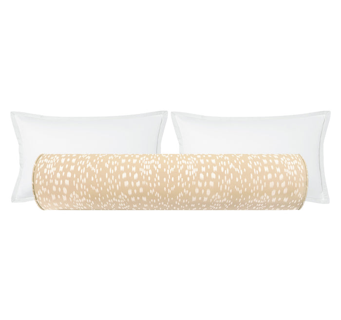 THE BOLSTER :: LES TOUCHES REVERSE // SAND | BRUNSCHWIG & FILS