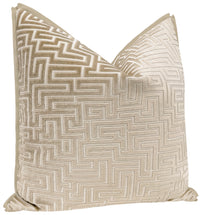 LABYRINTH CUT VELVET // CHAMPAGNE | LDC