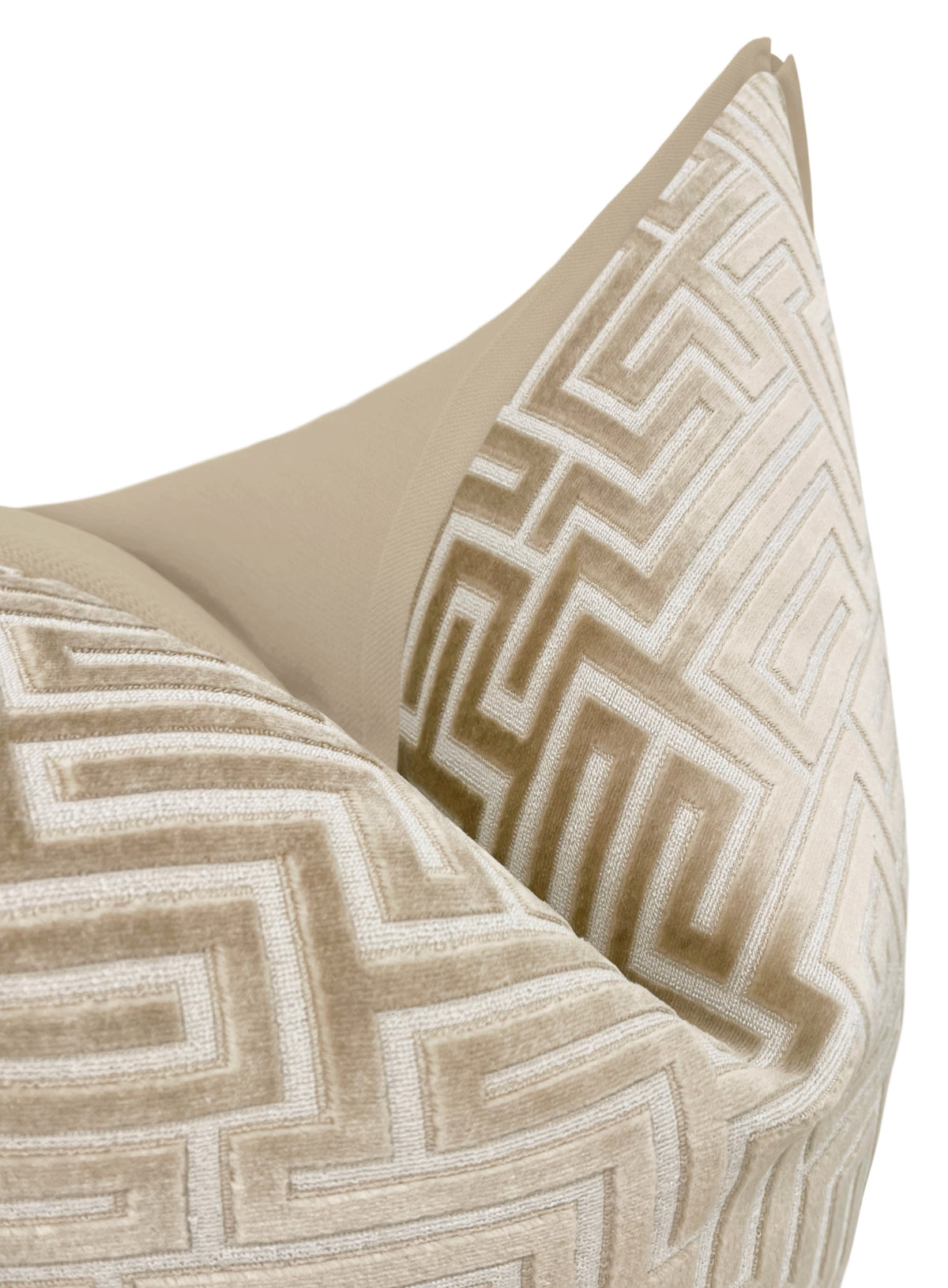 LABYRINTH CUT VELVET // CHAMPAGNE | LDC