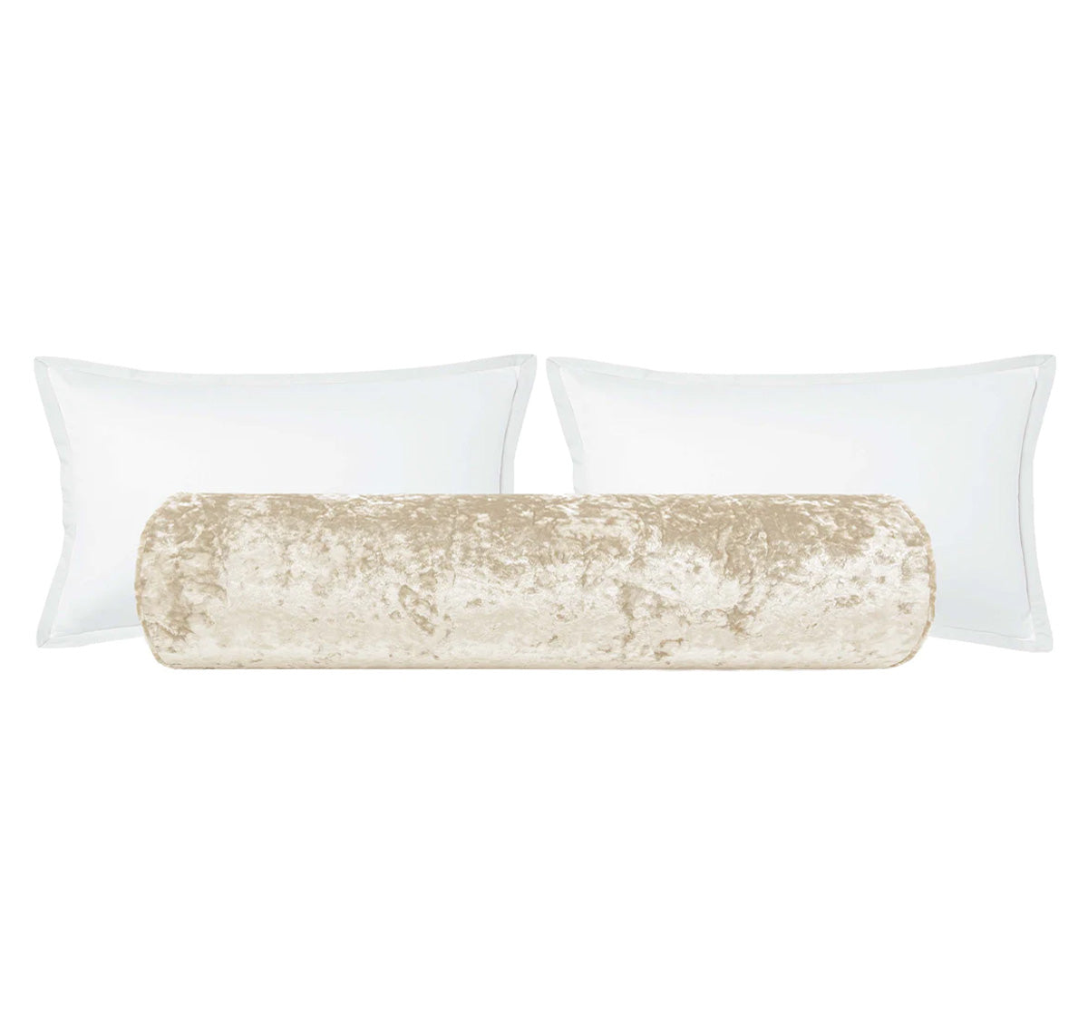 THE BOLSTER :: LAVISH VELVET // ALABASTER