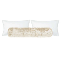 THE BOLSTER :: LAVISH VELVET // ALABASTER