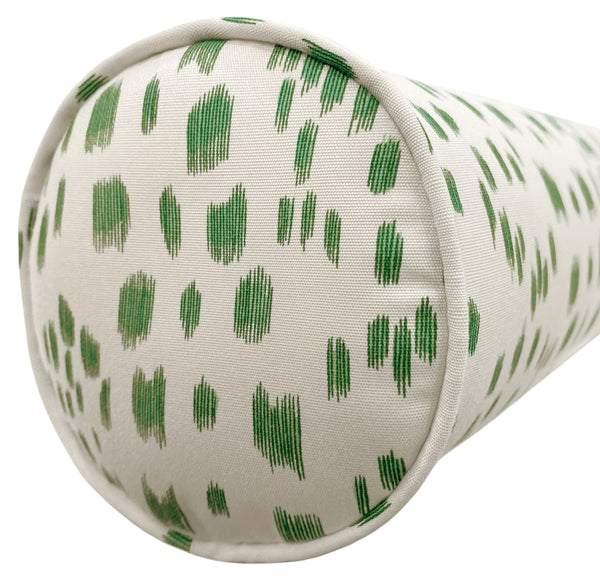 OUTDOOR BOLSTER : LES TOUCHES // GREEN | BRUNSCHWIG & FILS