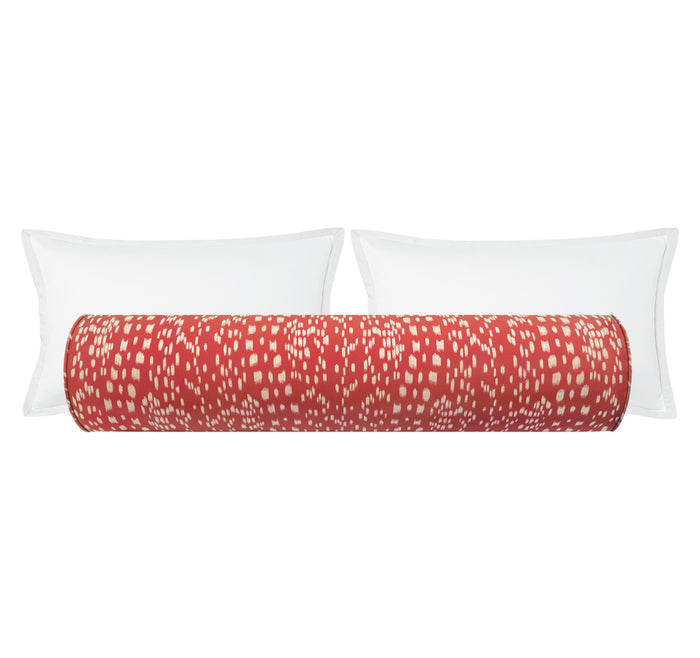 THE BOLSTER :: LES TOUCHES REVERSE // RED | BRUNSCHWIG & FILS