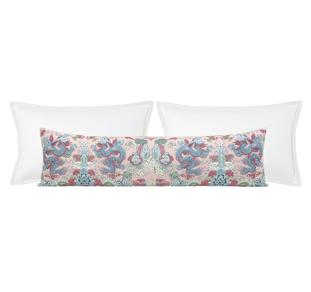 THE XL LUMBAR :: MAGIC MOUNTAIN DRAGON // BLUSH | SCHUMACHER