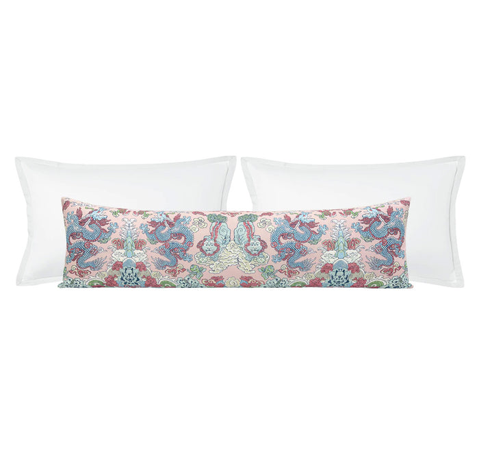 THE XL LUMBAR :: MAGIC MOUNTAIN DRAGON // BLUSH | SCHUMACHER