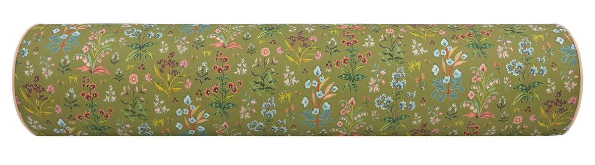 OCS X LDC II | BOLSTER | ELLISTON HOUSE : MEADOW MULTI // LEAF + CLASSIC LINEN // CAMEO CORDING