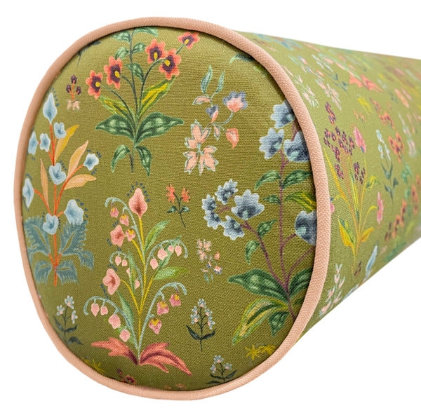 OCS X LDC II | BOLSTER | ELLISTON HOUSE : MEADOW MULTI // LEAF + CLASSIC LINEN // CAMEO CORDING