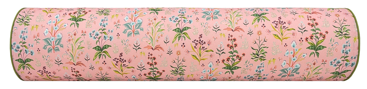 OCS X LDC II | BOLSTER | ELLISTON HOUSE : MEADOW MULTI // PETAL+ CLASSIC LINEN // OLIVE CORDING