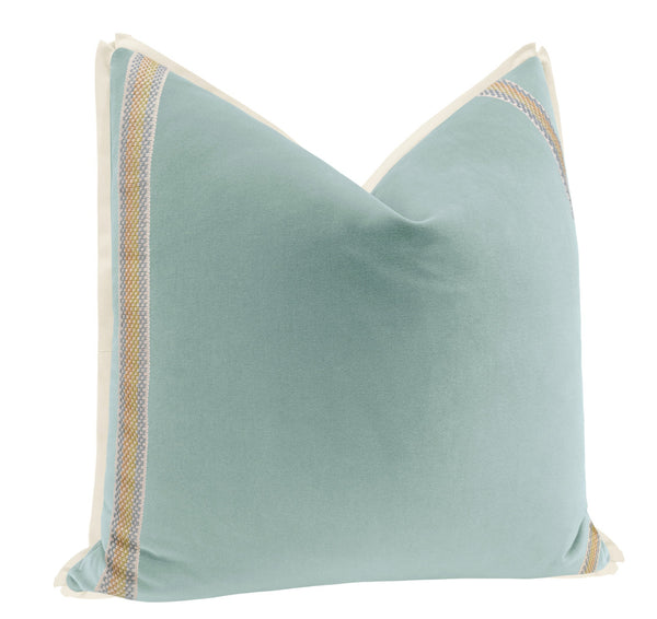 THE MILLICENT | SIGNATURE VELVET // SPA BLUE + CHARDON BLUE TRIM