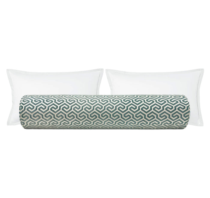 THE BOLSTER :: MING FRET VELVET // MINERAL | SCHUMACHER