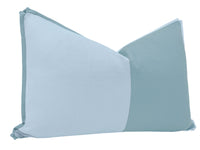 THE TONAL DUET | THE LITTLE LUMBAR :: CLASSIC LINEN // POWDER BLUE + HYDRANGEA BLUE