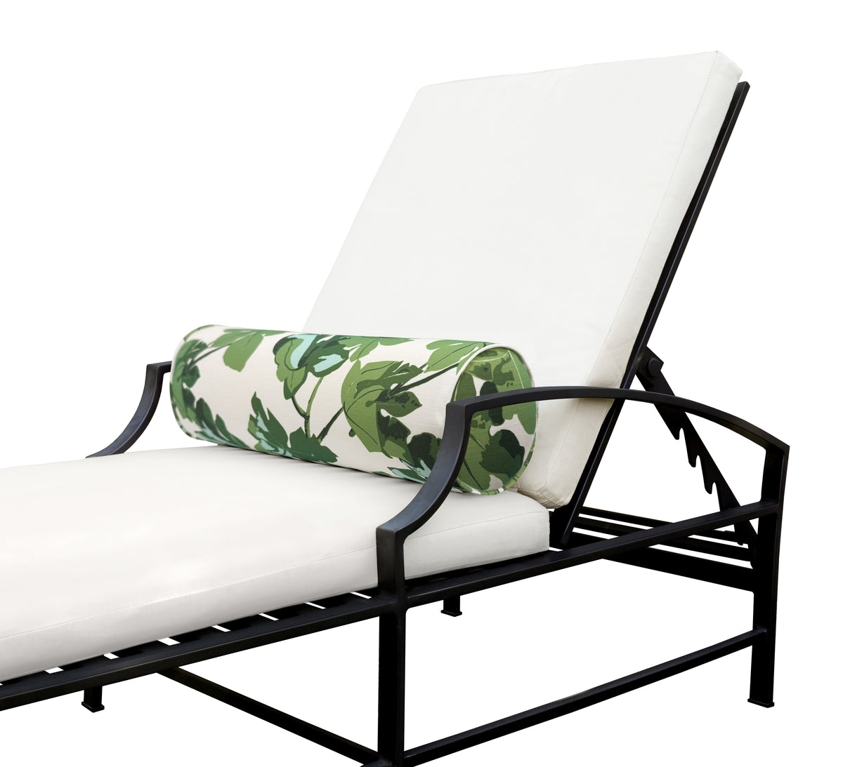 OUTDOOR BOLSTER : FIG LEAF // ORIGINAL ON WHITE | PETER DUNHAM