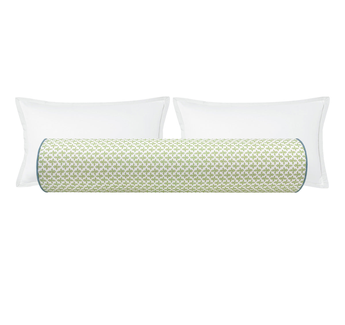 OCS X LDC II | BOLSTER | ELLISTON HOUSE : POSEY // APPLE + CLASSIC LINEN // HYDRANGEA BLUE CORDING
