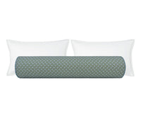 OCS X LDC II | BOLSTER | ELLISTON HOUSE : POSEY // MOSS + CLASSIC LINEN // HYDRANGEA BLUE CORDING