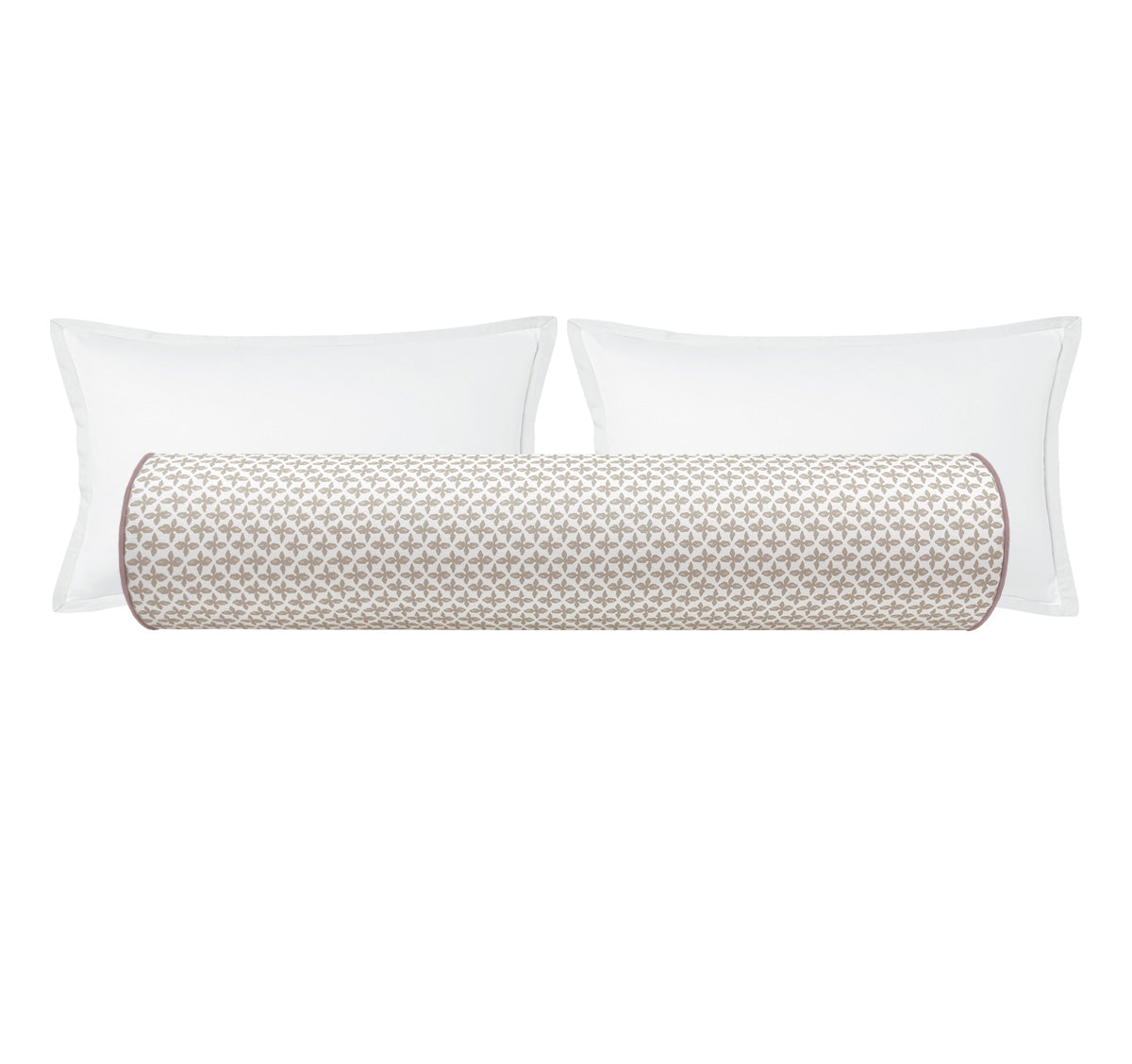 OCS X LDC II | BOLSTER | ELLISTON HOUSE : POSEY // SAND + CLASSIC LINEN // LILAC CORDING