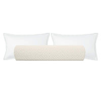 THE BOLSTER :: PALOMA CUT VELVET // ALABASTER