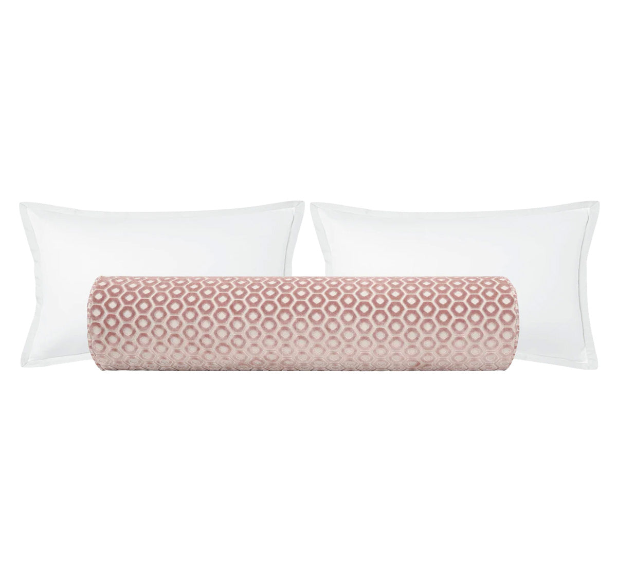 THE BOLSTER :: PALOMA CUT VELVET // BLUSH