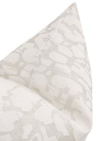 FINAL SALE : 18" X 18" PASTICHE LINEN // ALABASTER PILLOW COVER