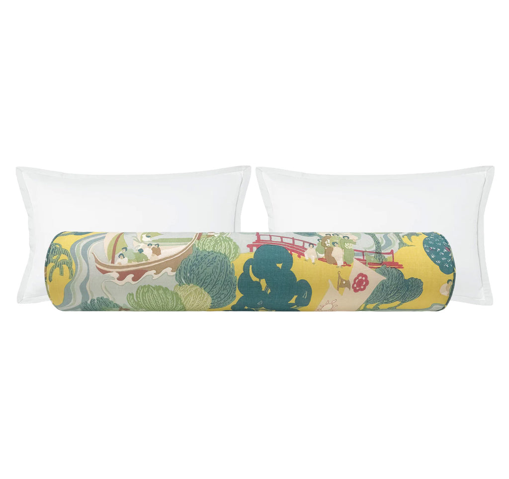 THE BOLSTER :: PEARL RIVER // YELLOW | SCHUMACHER – Little Design Co.