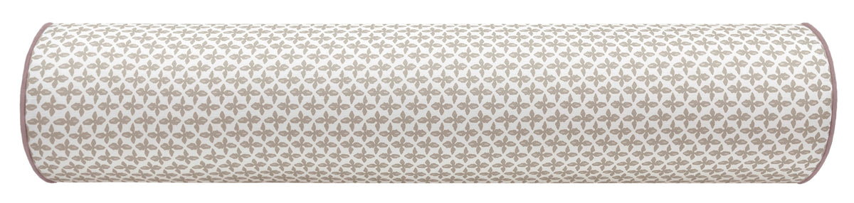 OCS X LDC II | BOLSTER | ELLISTON HOUSE : POSEY // SAND + CLASSIC LINEN // LILAC CORDING