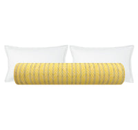 THE BOLSTER :: BOWTIE STRIPES // LEMON | TEIL TEXTILES