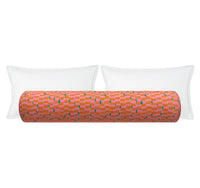 THE BOLSTER :: HASHBLOCKS // HOT PINK | TEIL TEXTILES