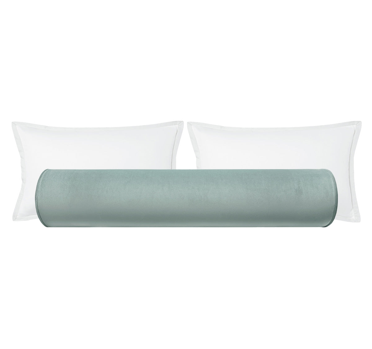 THE BOLSTER :: MELROSE VELVET // CERULEAN BLUE