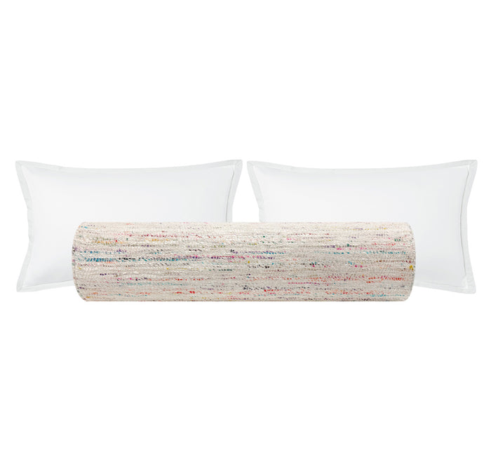 FINAL SALE : THE BOLSTER :: MONTAUK TWEED // MULTI