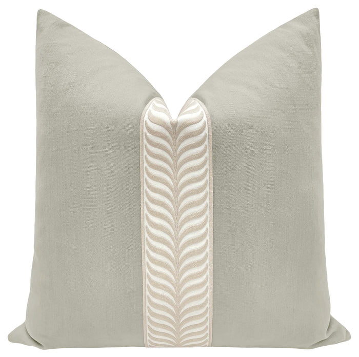 CLASSIC LINEN // DOVE GREY + TRELLIS TRIM // NATURAL