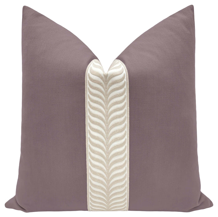 CLASSIC LINEN // SMOKEY AMETHYST + TRELLIS TRIM // NATURAL
