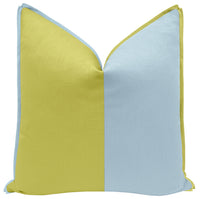 THE DUET | CLASSIC LINEN // CHARTREUSE + POWDER BLUE