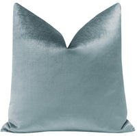 FAUX SILK VELVET // CERULEAN BLUE