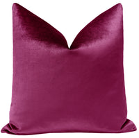 FAUX SILK VELVET // MAGENTA