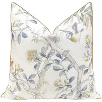 IMPERIAL GARDEN // DELFT WITH BRASS CORDING
