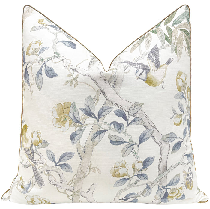 IMPERIAL GARDEN // DELFT WITH BRASS CORDING