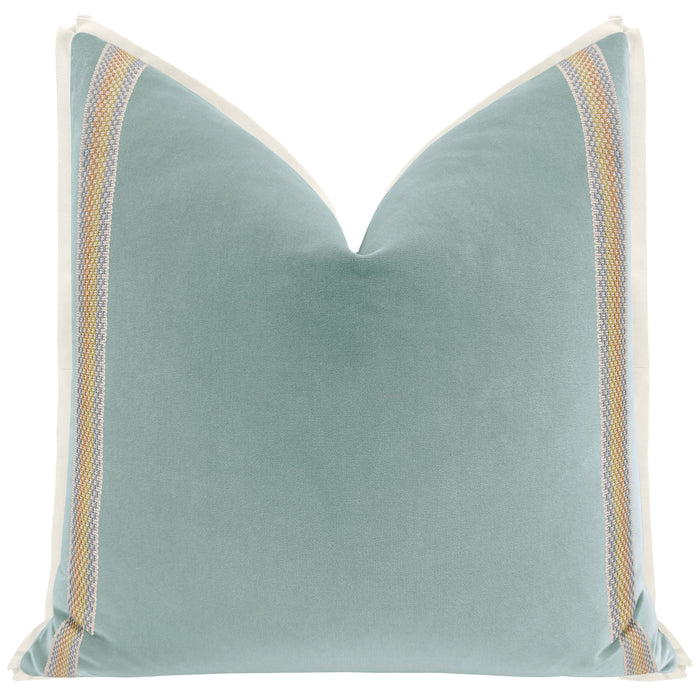 THE MILLICENT | SIGNATURE VELVET // SPA BLUE + CHARDON BLUE TRIM
