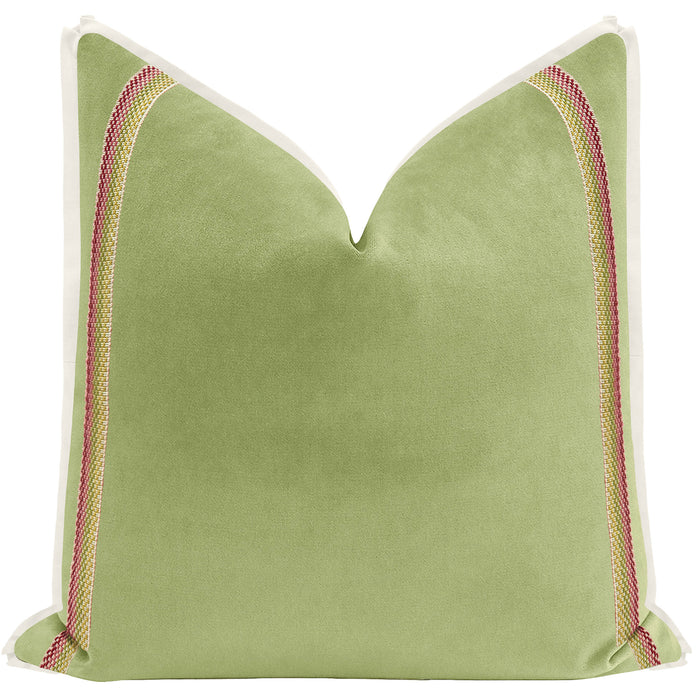 THE MILLICENT | SOCIETY VELVET // CELADON + WATERLILY TRIM