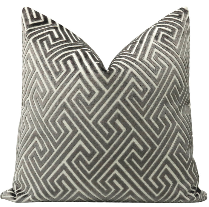 ROMAN CUT VELVET // GRAPHITE