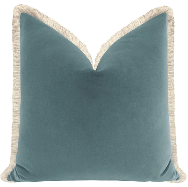 SIGNATURE VELVET // HYDRANGEA BLUE + FRINGE