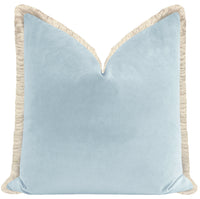 SOCIETY VELVET // SOFT BLUE + FRINGE