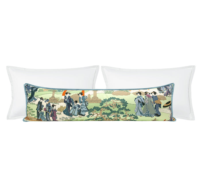 THE XL LUMBAR :: GEISHAS // INDIGO | MANUEL CANOVAS